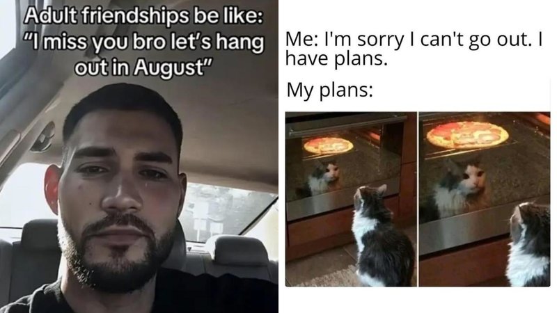 Two memes.