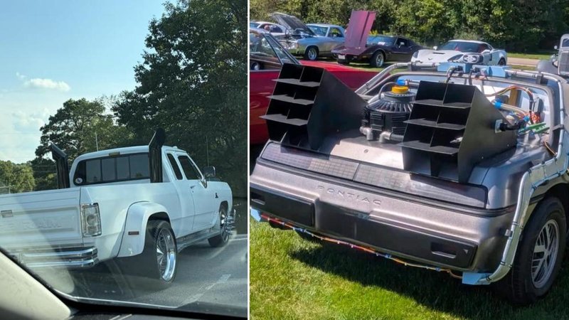 Two cars.
