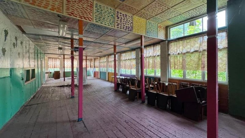 An abandoned place.