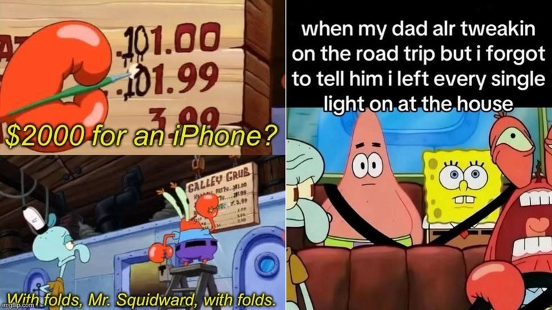 Two memes.