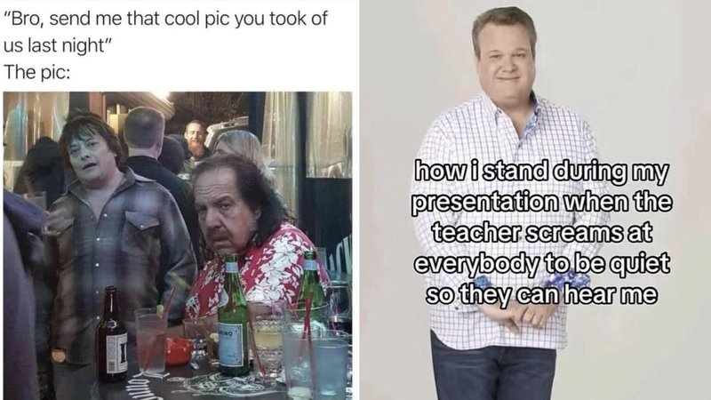 Two memes.