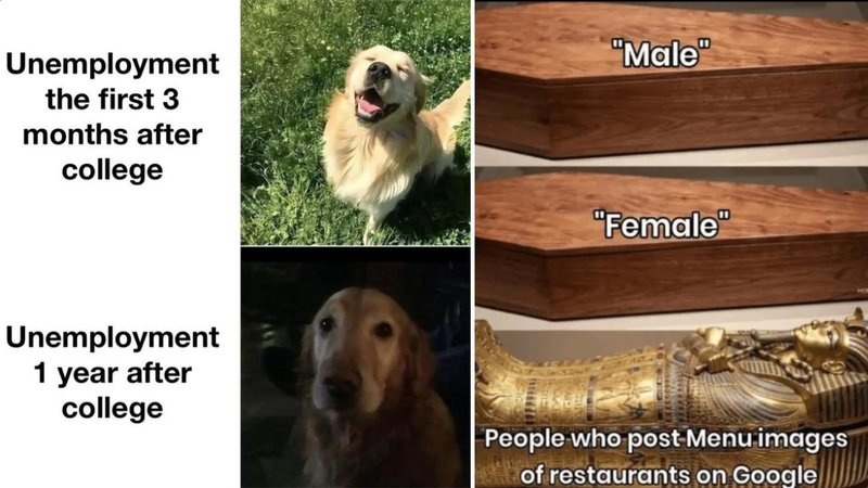 Two memes.
