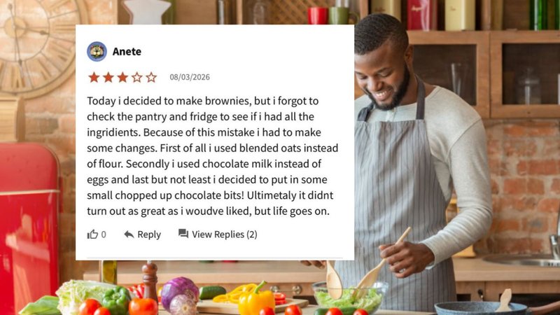 A recipe review.