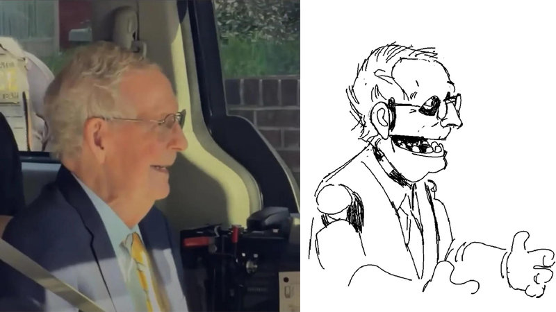 The 'Mitch McConnell Car' meme explained.