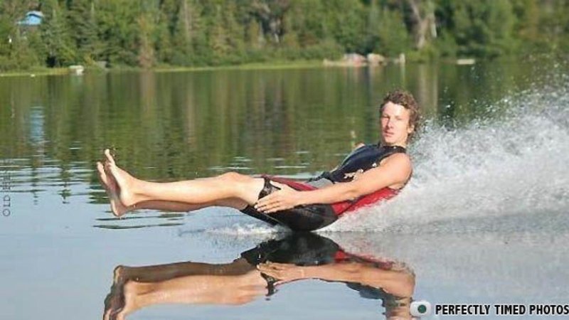 A perfectly timed photo.