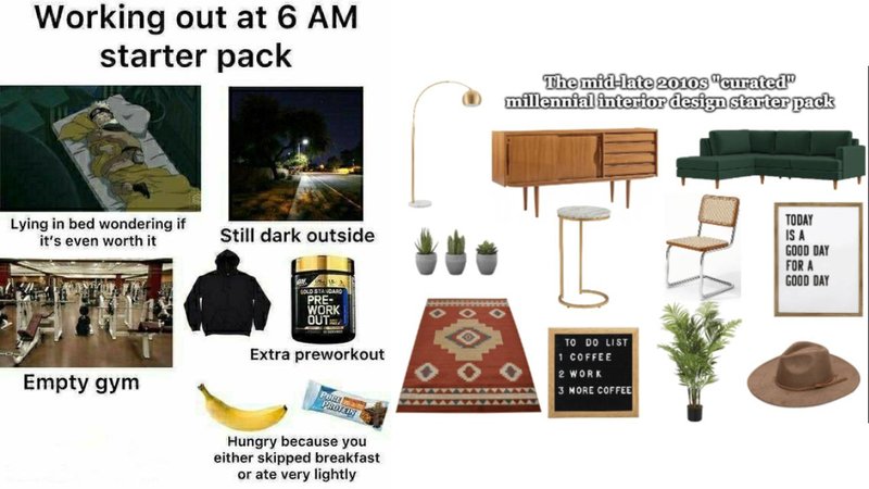 Starter packs.