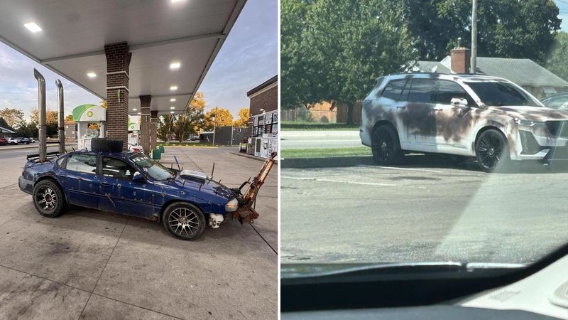 Two cars.
