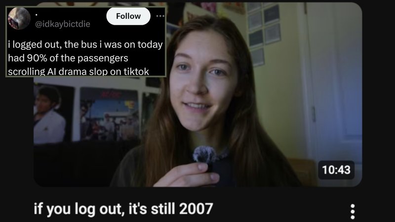 What's Up With The 'If You Log Out, It's Still 2007' Video? The Viral Twitter Discourse And Memes Explained