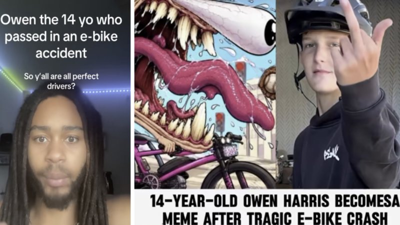 The Owen Harris E-Bike Crash Discourse And "Light Is Red Owen" Memes Explained