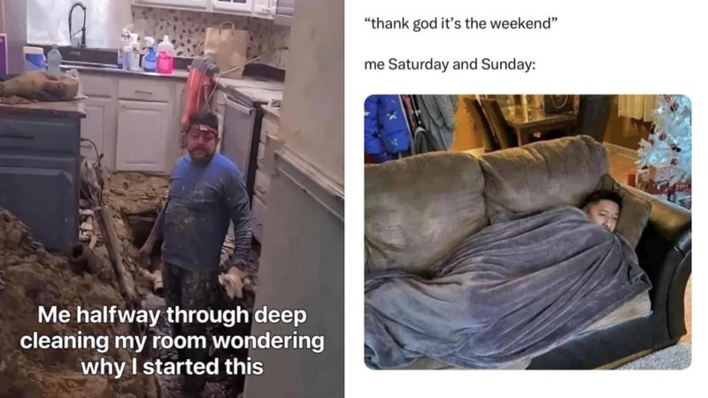 Two memes.