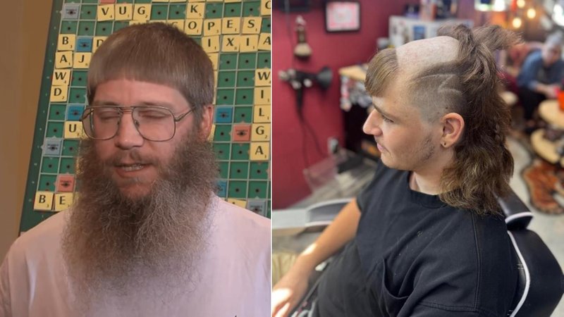 Two haircuts.