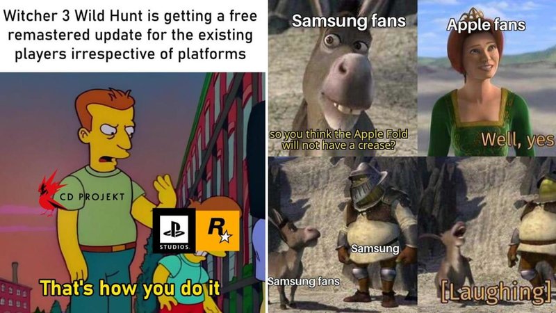 Two memes.