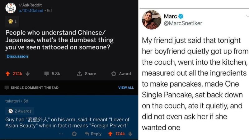 Two pranks.