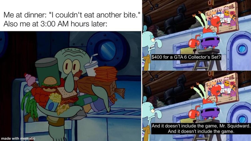 Two memes.