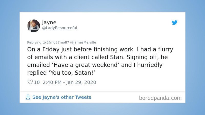 A workplace fail.