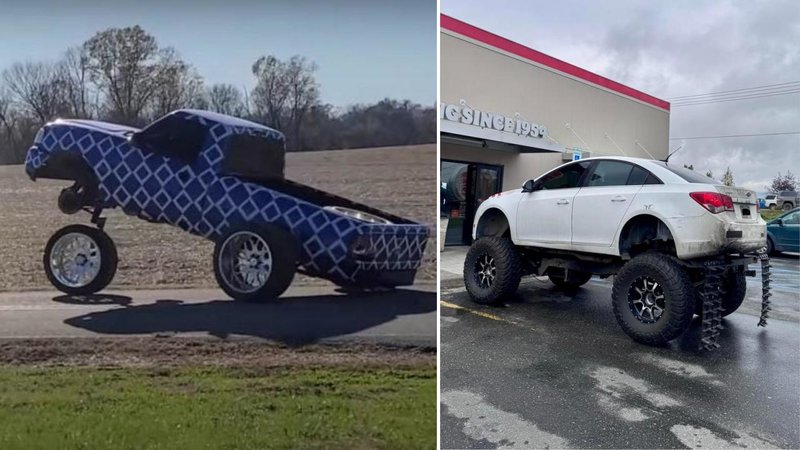 Two cars.