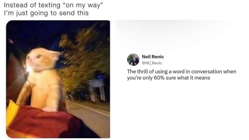 Two memes.