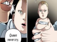 Where Did The 'Queen Never Cry' Comic Come From? 'The Ki Sisters' Baby Panel And Meme Explained