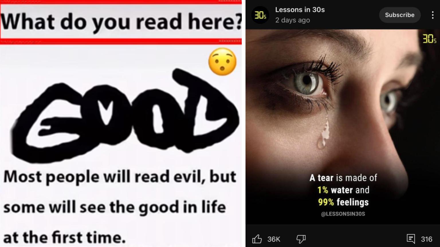 Two terrible social media posts