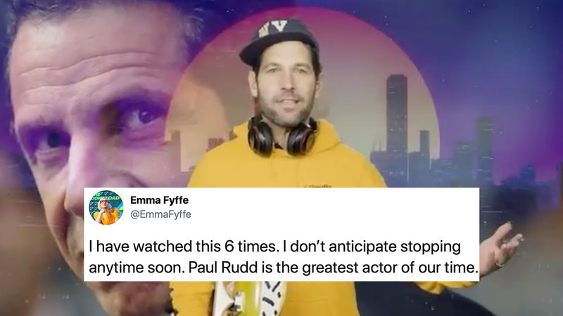 The Whole Squad Stans Millennial Paul Rudd's 