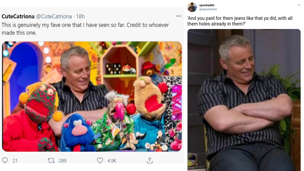 Irish Twitter Turns 'Friends' Matt LeBlanc Into Their Da' With These 20 Tweets