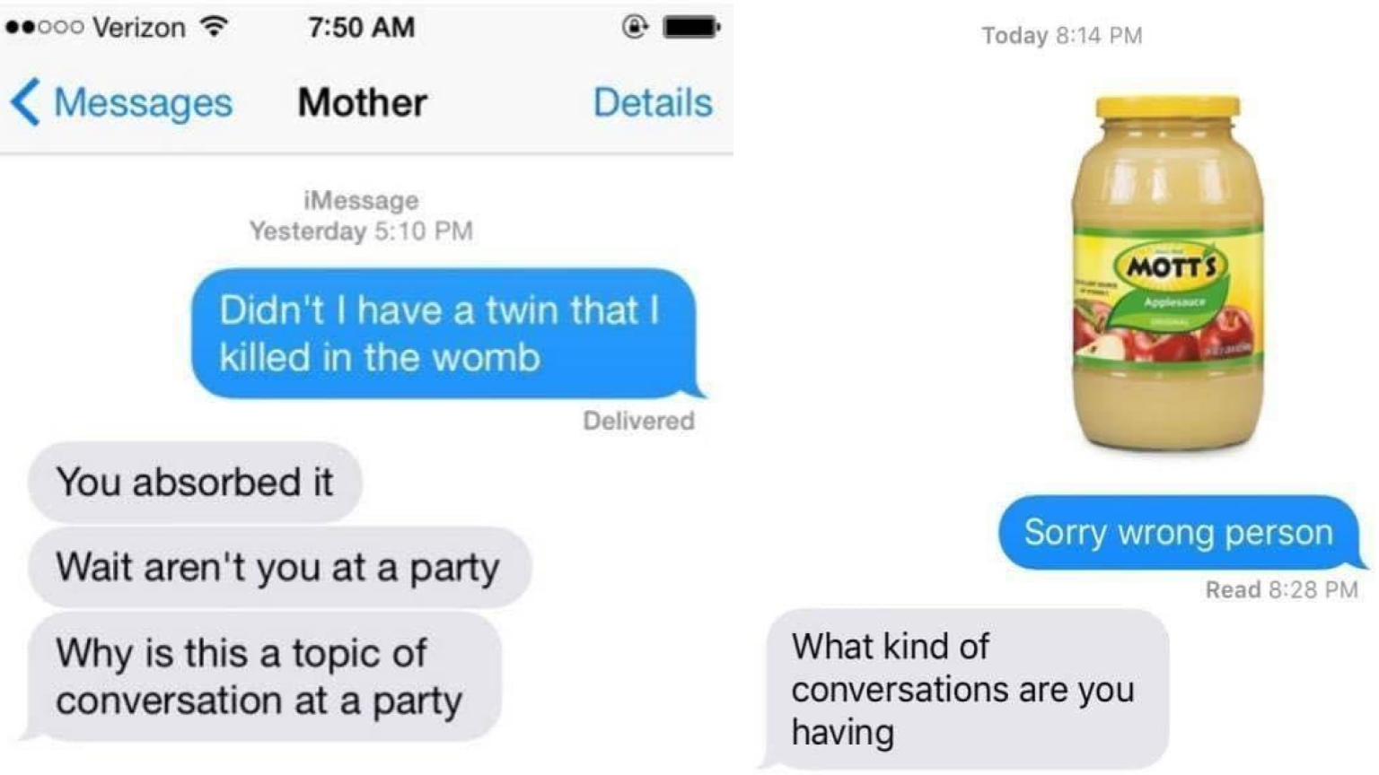 15 iMessage Convos That Are Way Funnier Than Anything You'd Ever Text