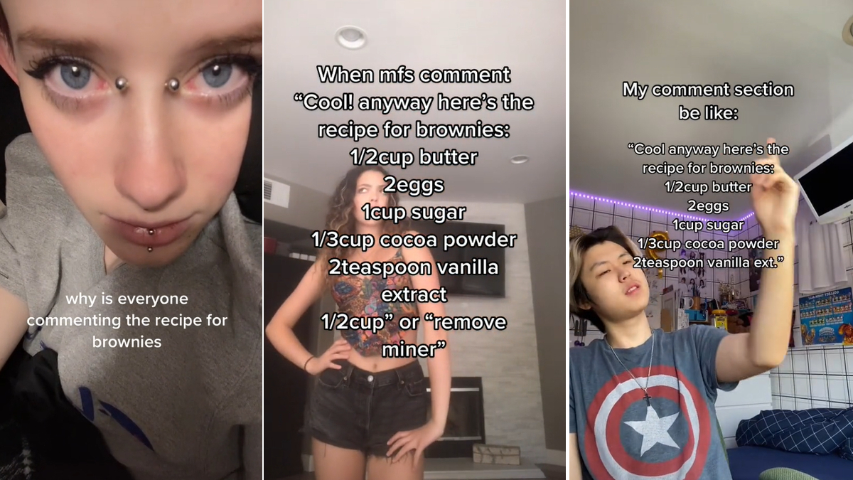 TikTok Has A Copypasta Problem: Anyway, Here's The Recipe For Brownies |  Know Your Meme