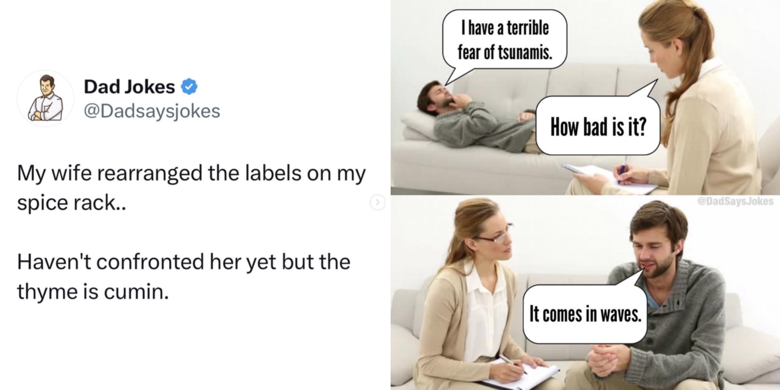 23 Pun Filled Dad Jokes To Roll Your Eyes At Know Your Meme