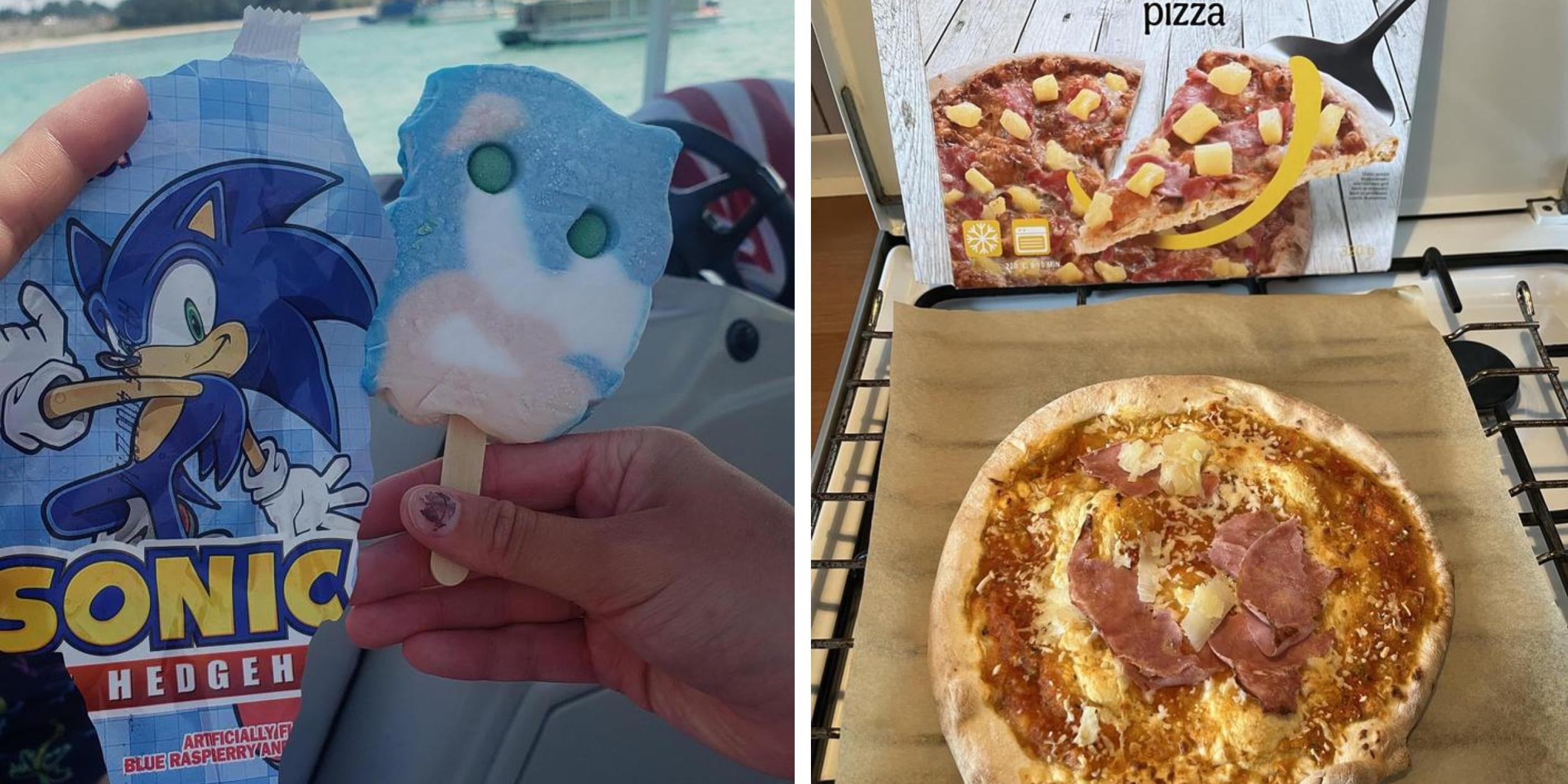 Two images from Expectation vs Reality.