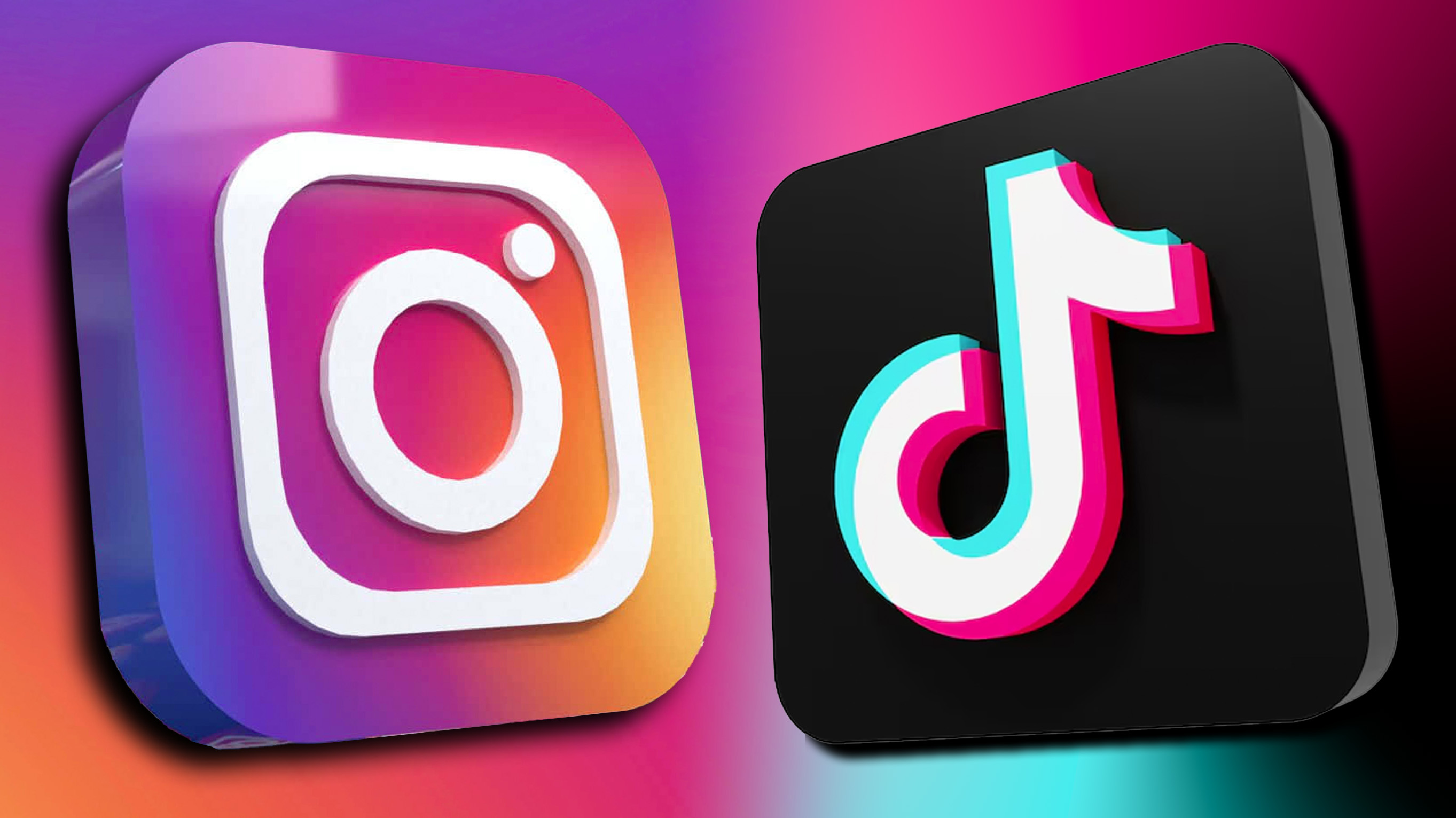 Instagram Reels vs. TikTok image example.