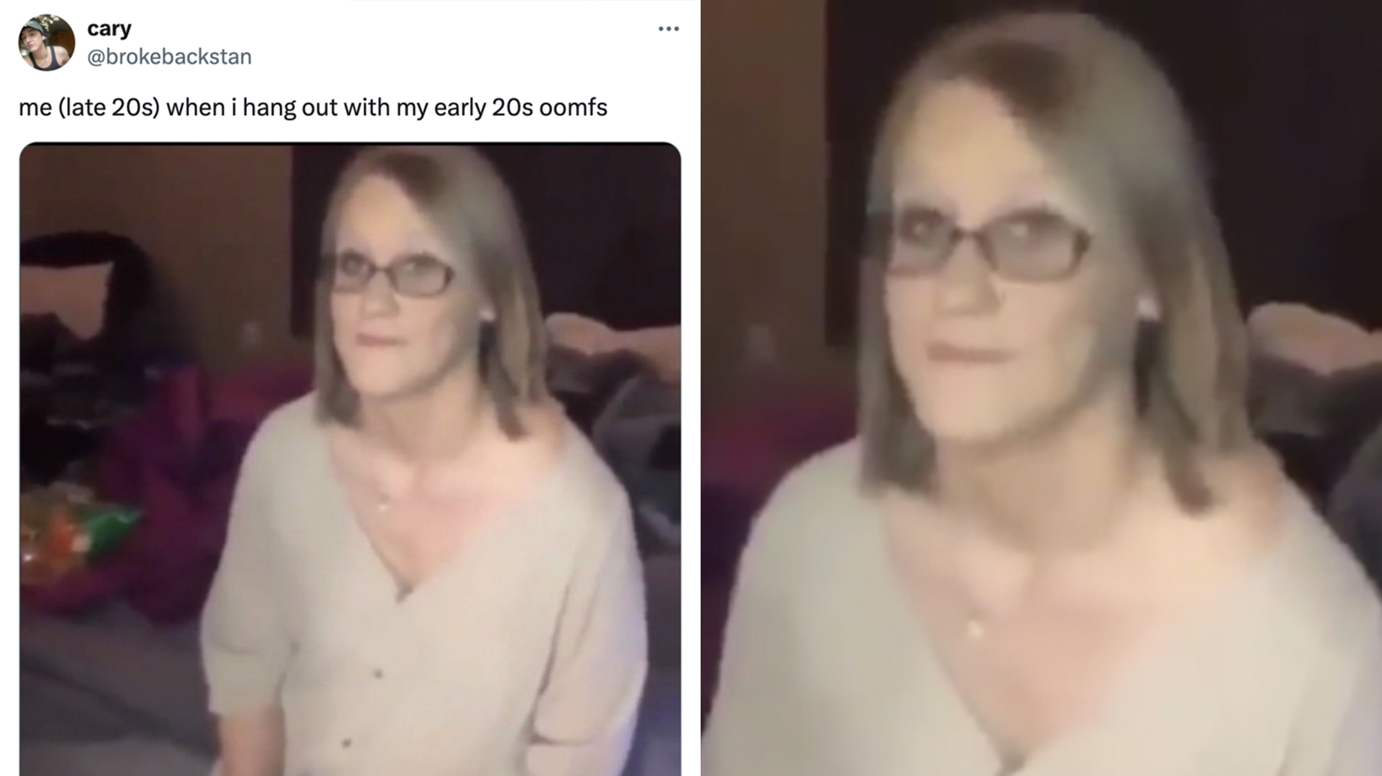 The 'Okay So There's A 56-Year-Old Woman Here' Meme explained