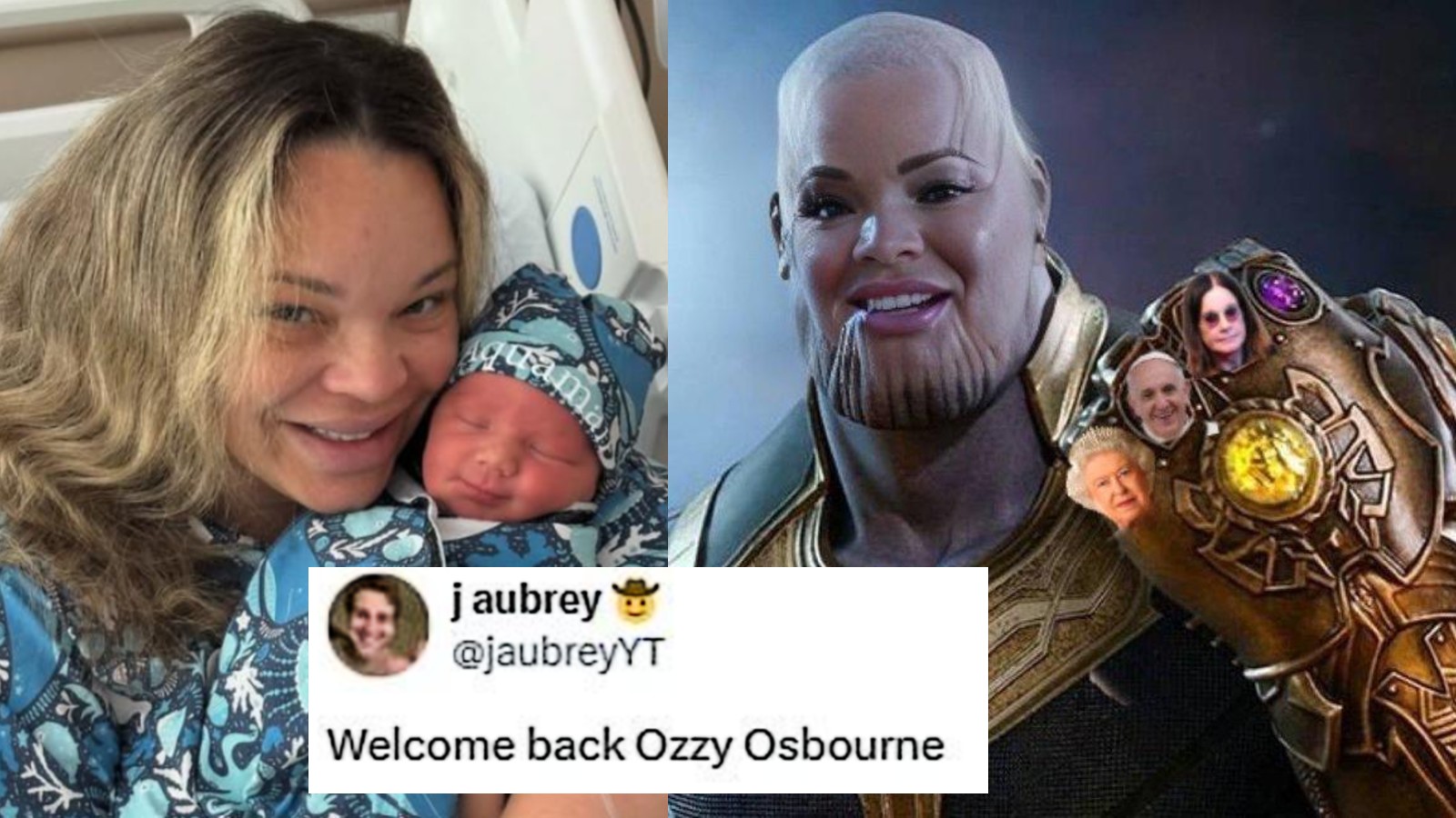 Was 'Ozzy Osbourne' Reincarnated As 'Trisha Paytas' New Baby 'Aquaman?' The Viral Memes Explained