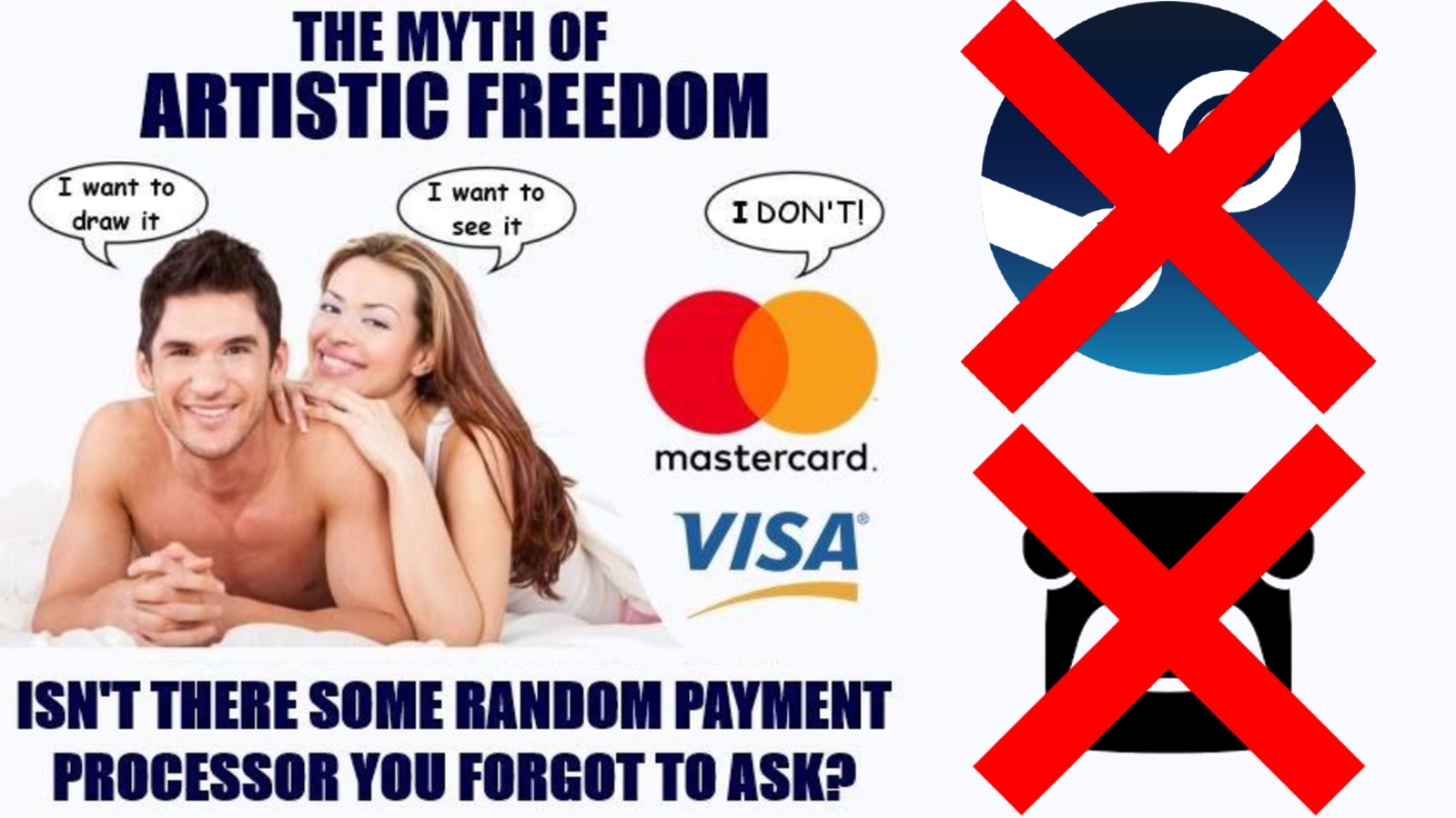 Steam And Itch.io Payment Processor Changes and controversy explained.