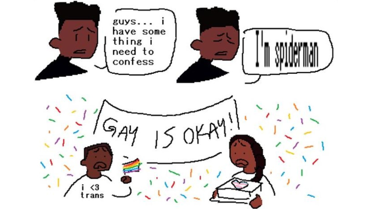 What Is The 'I Have Something I Need To Confess' Meme? The Viral 'Gay Is Okay' Redraw Memes Explained