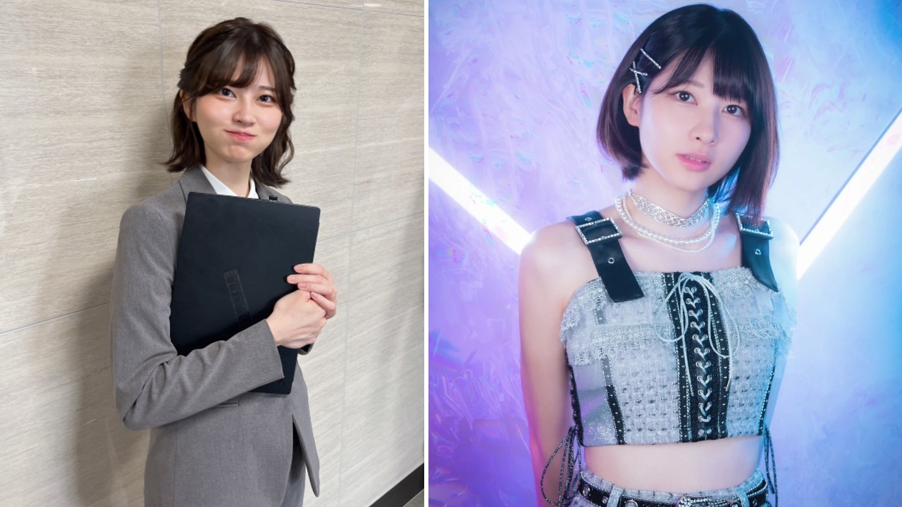 Saori Araki / Japanese Salarywoman meme interview depicting her meme photo and another of her.