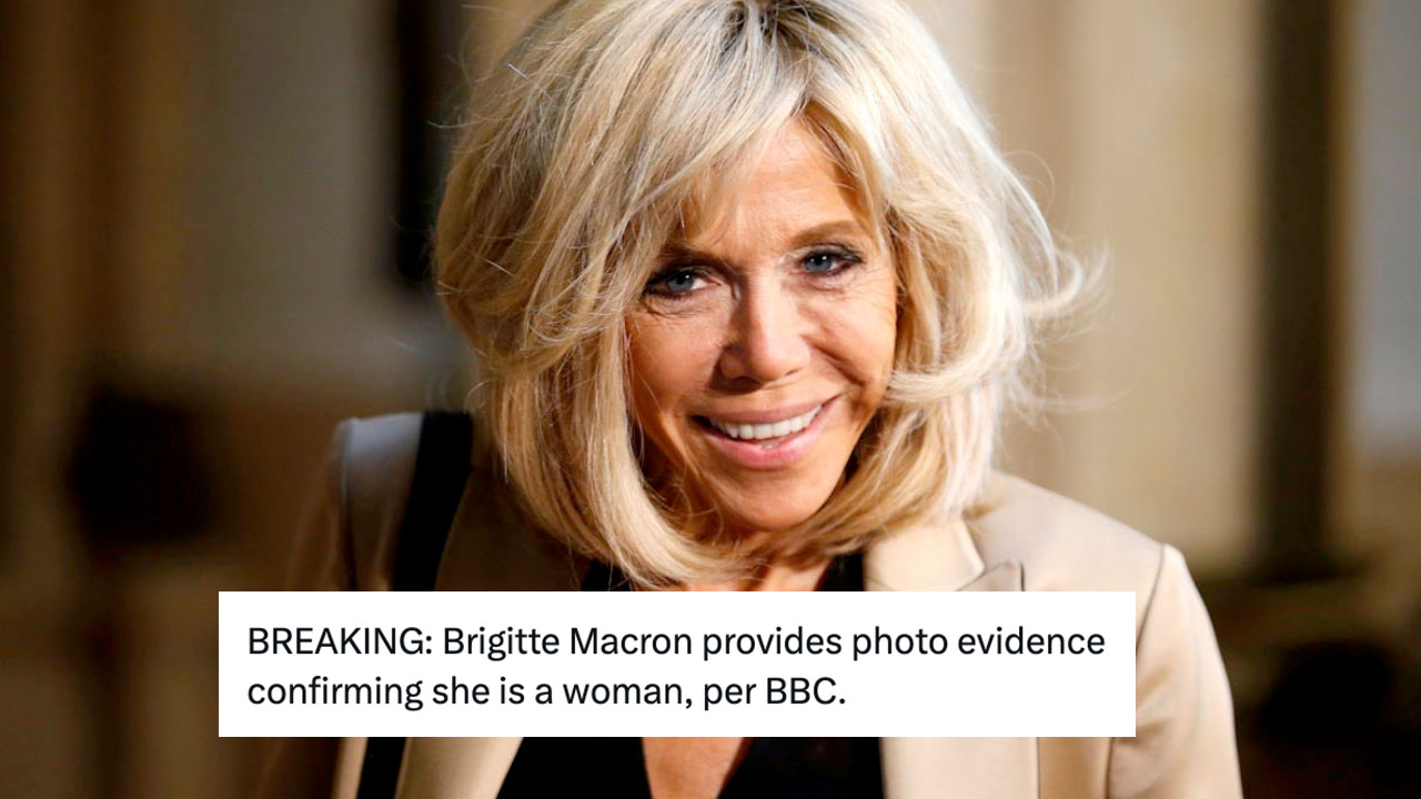 Brigitte Macron Transgender Conspiracy Theory and photo evidence explained.