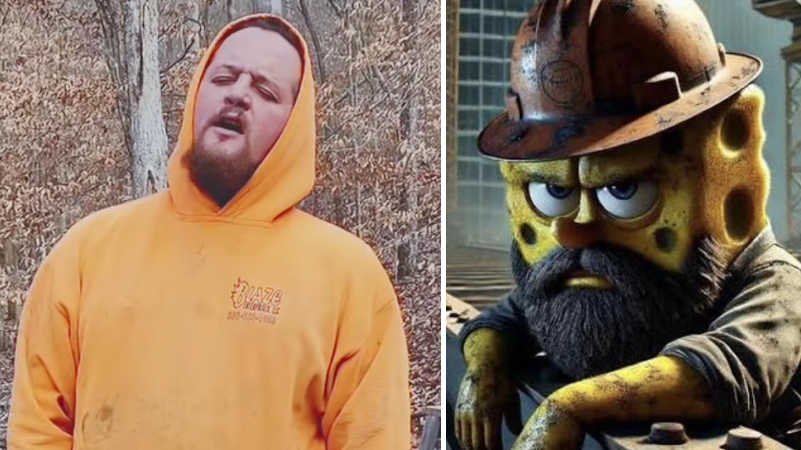 The Blue Collar SpongeBob meme and My Collar's Blue But My Neck Is Red song explained.