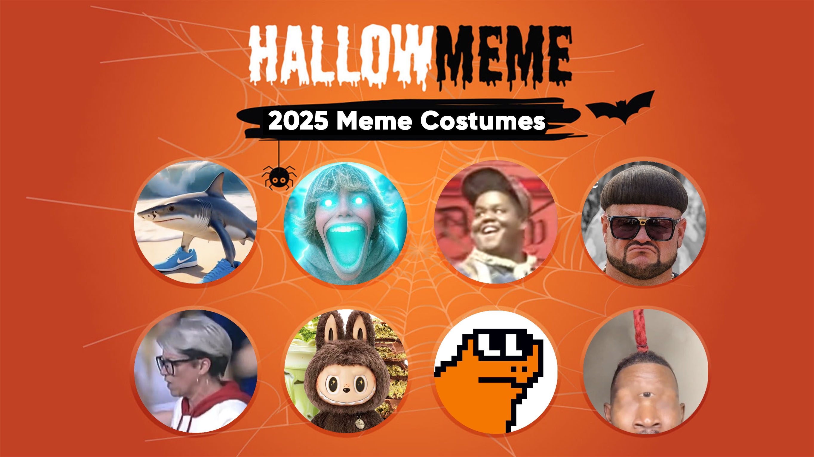 2025 Halloween Meme Costume Ideas and Guide depicting various examples from the editorial.