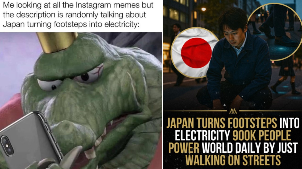 What Is The 'Japan Is Turning Footsteps Into Electricity' Copypasta? Instagram's Viral 'Piezoelectric Technology' Memes Explained 