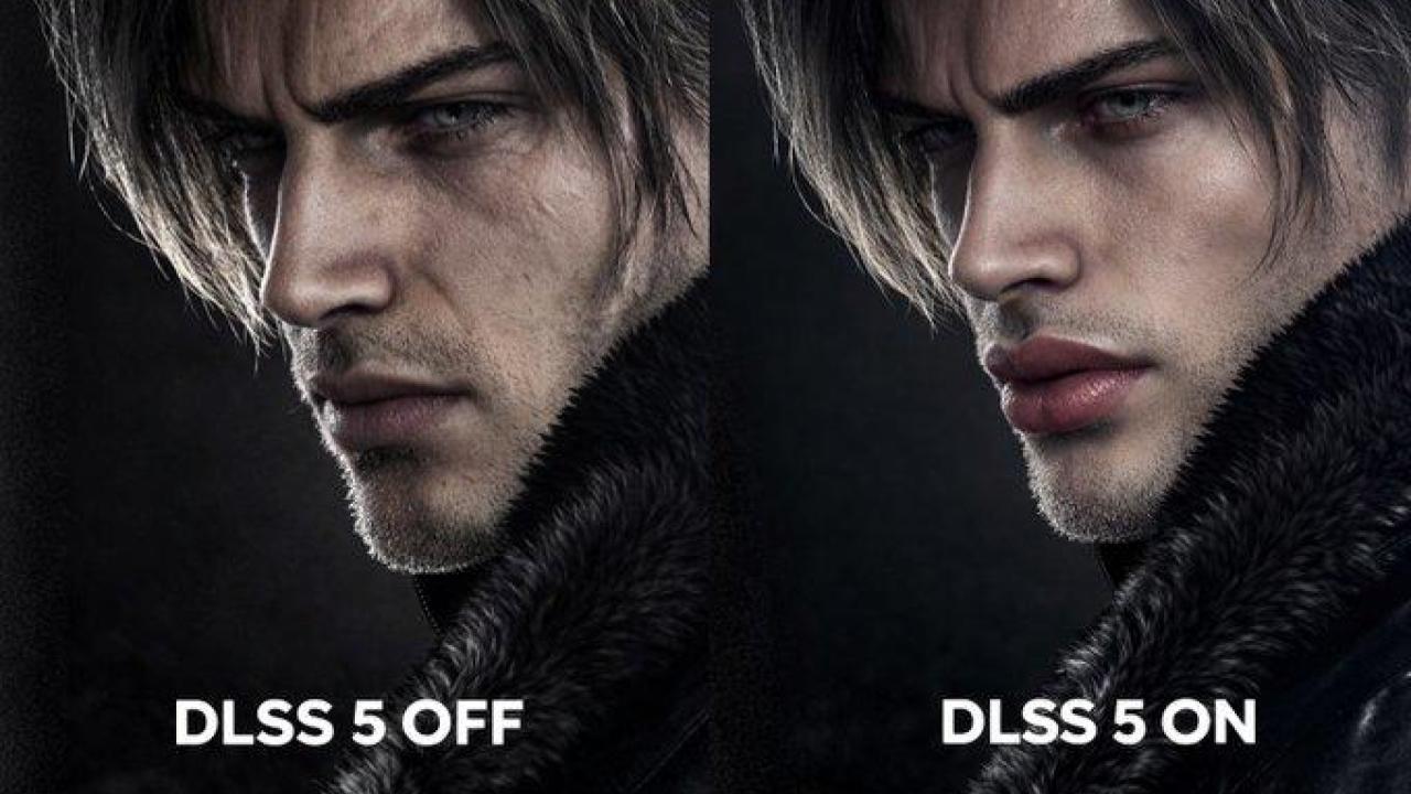 A DLSS 5 comparison meme.