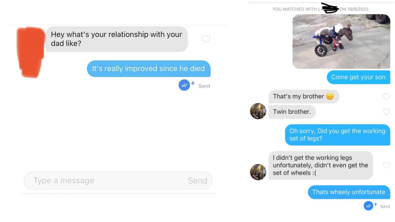 25 Tinder Messages And Online Dating Nightmares | Know Your Meme