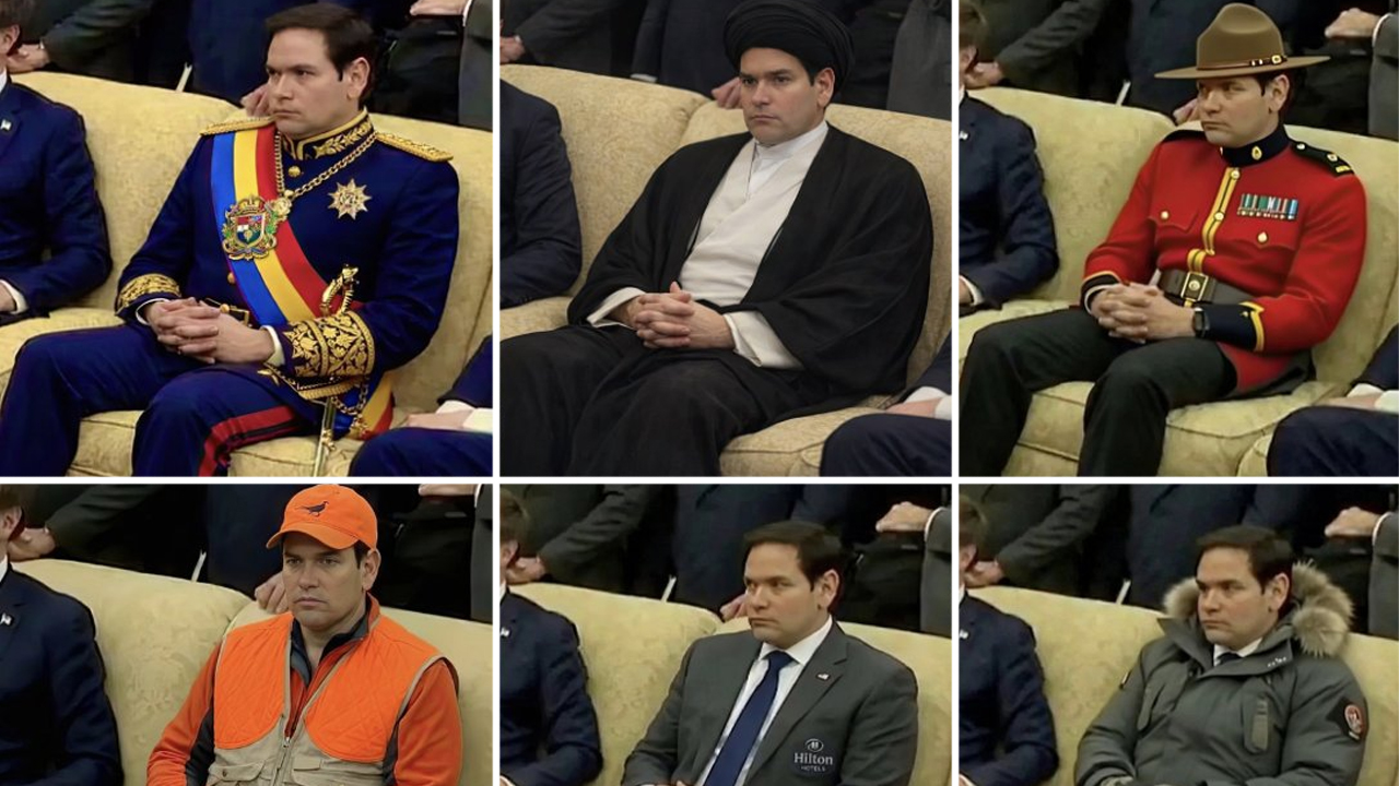 What Is The 'Marco Rubio Couch' Meme? The Exploitable Format Of Secretary Of State Marco Rubio Multitasking His Many Roles Explained