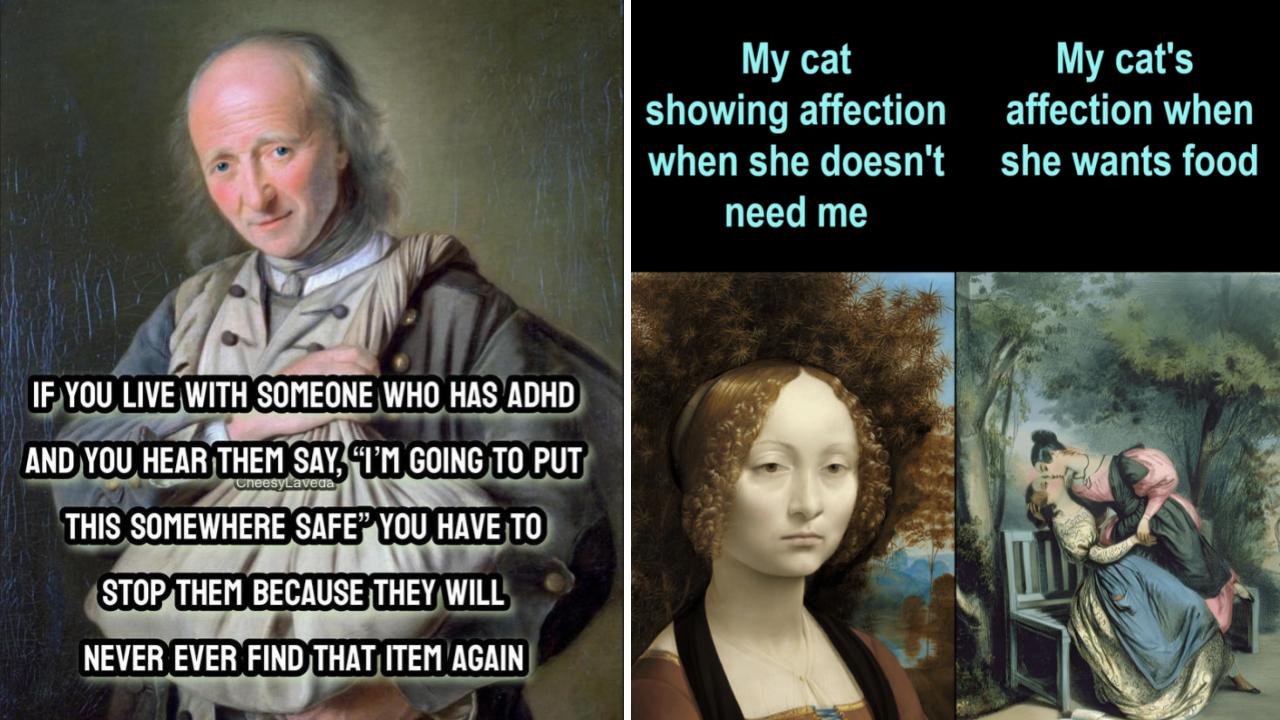 25 Classical Art Memes Proving History Is Relatable