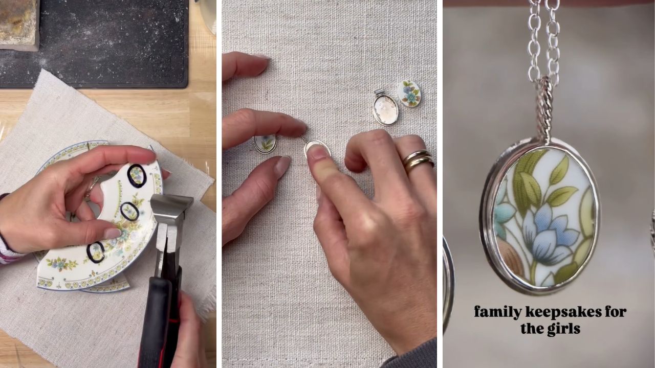 Utah Jeweler Transforms A Late Grandmother's Broken China Into ...