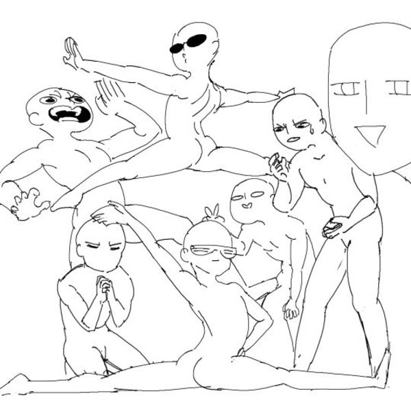 Featured image of post The Best 18 Squad Friend Group Drawing Base