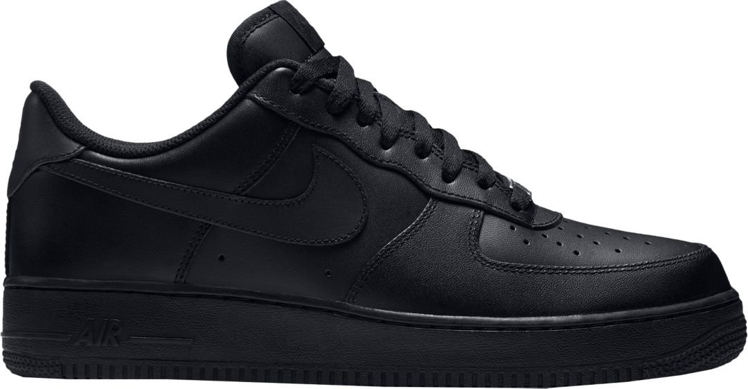 black air forces with white