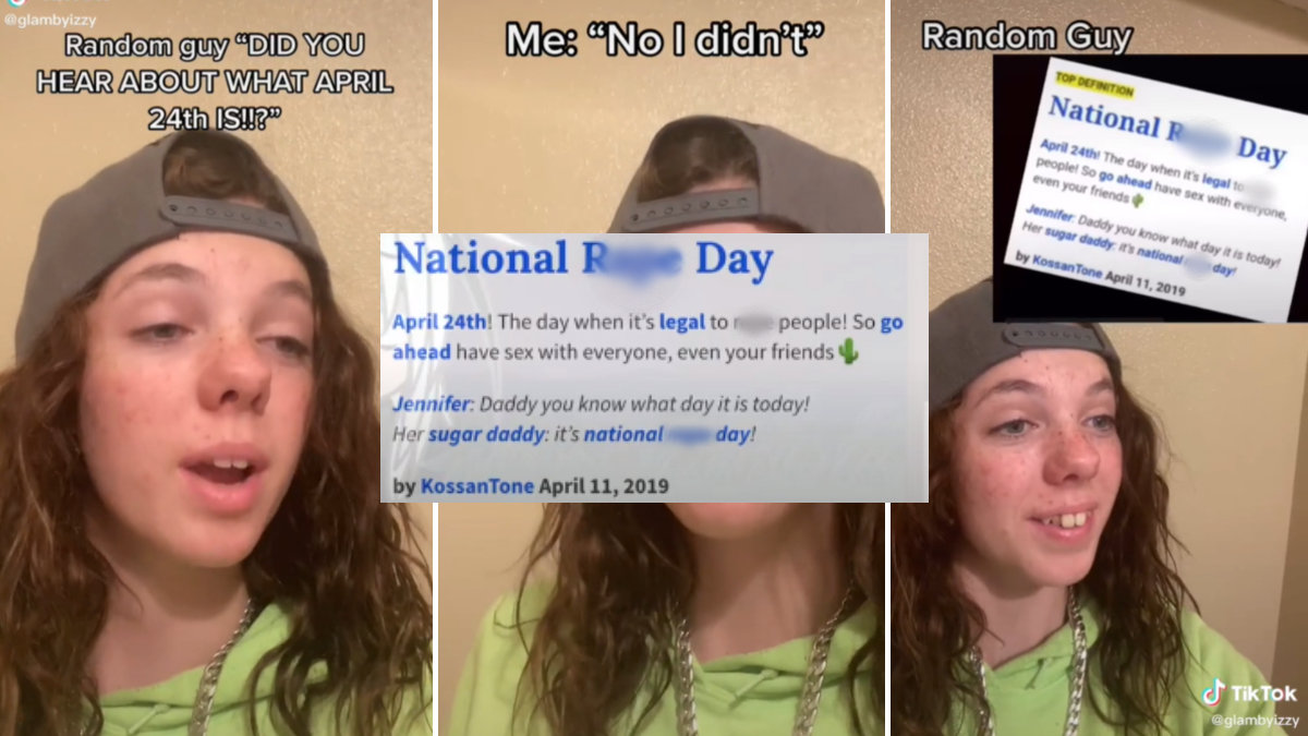 April 24th National Rape Day TikTok Trend Video Gallery Sorted By