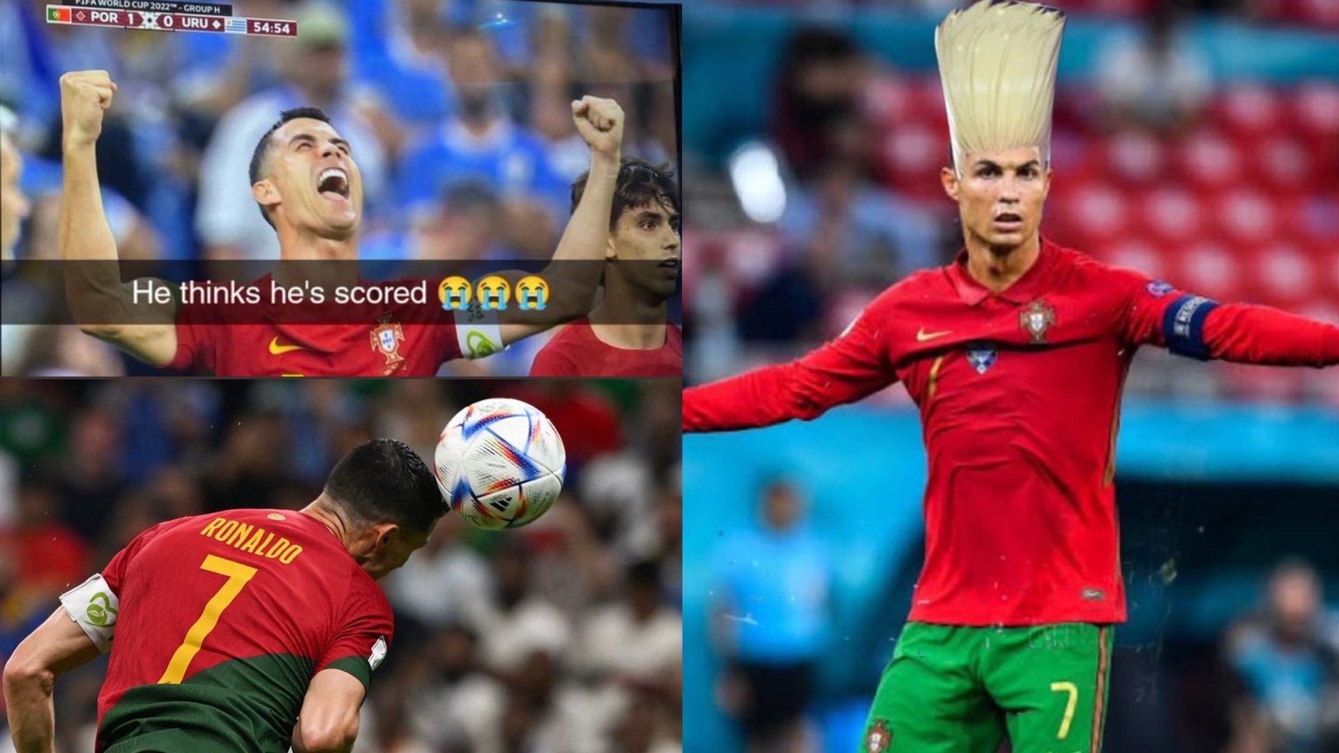 Cristiano Ronaldo s Goal Celebration Portugal Vs Uruguay 2022 Qatar 