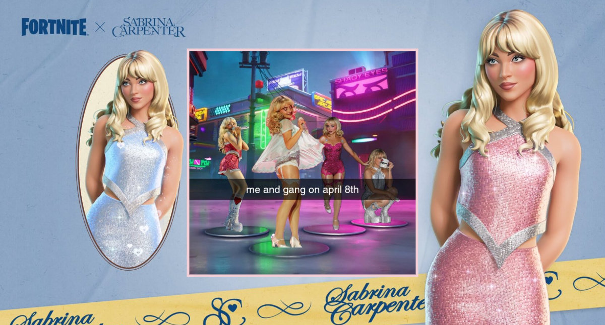 Sabrina Carpenter Fortnite Skin Know Your Meme