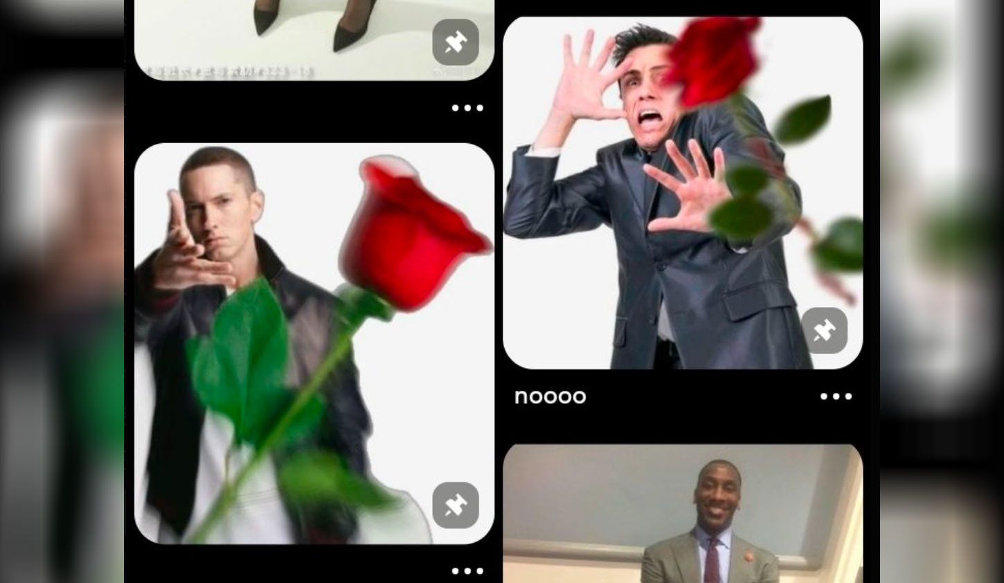 Eminem Throwing Rose Redraws Know Your Meme